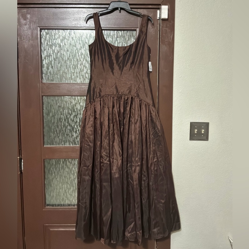 Free People HUTCH Chocolate Brown Maxi Dress